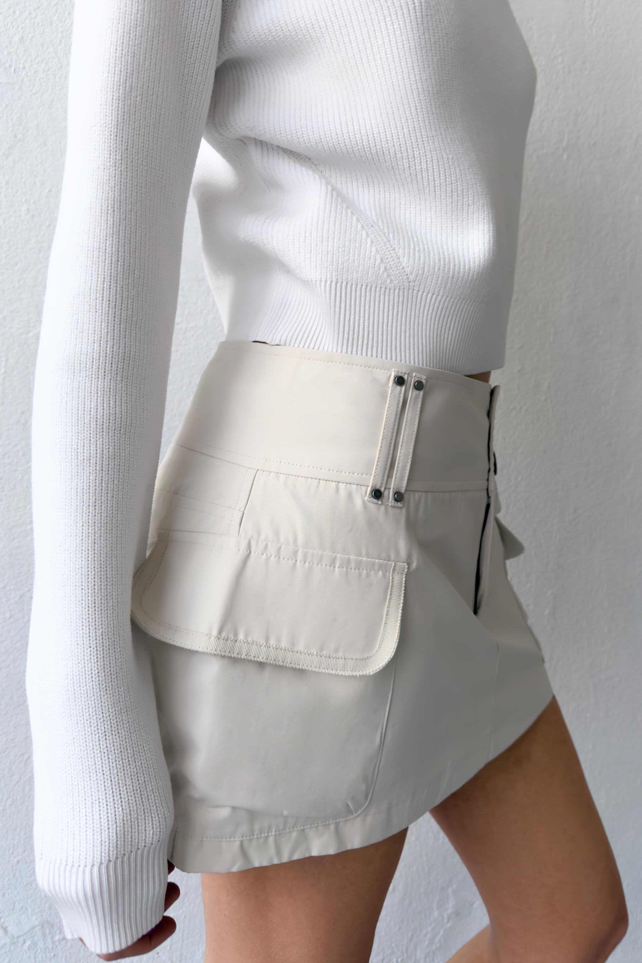 JUPE-PANTALON À POCHES